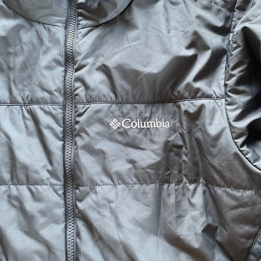 Columbia‎ Omni-Heat Puffer Jacket Gray  Size Medium